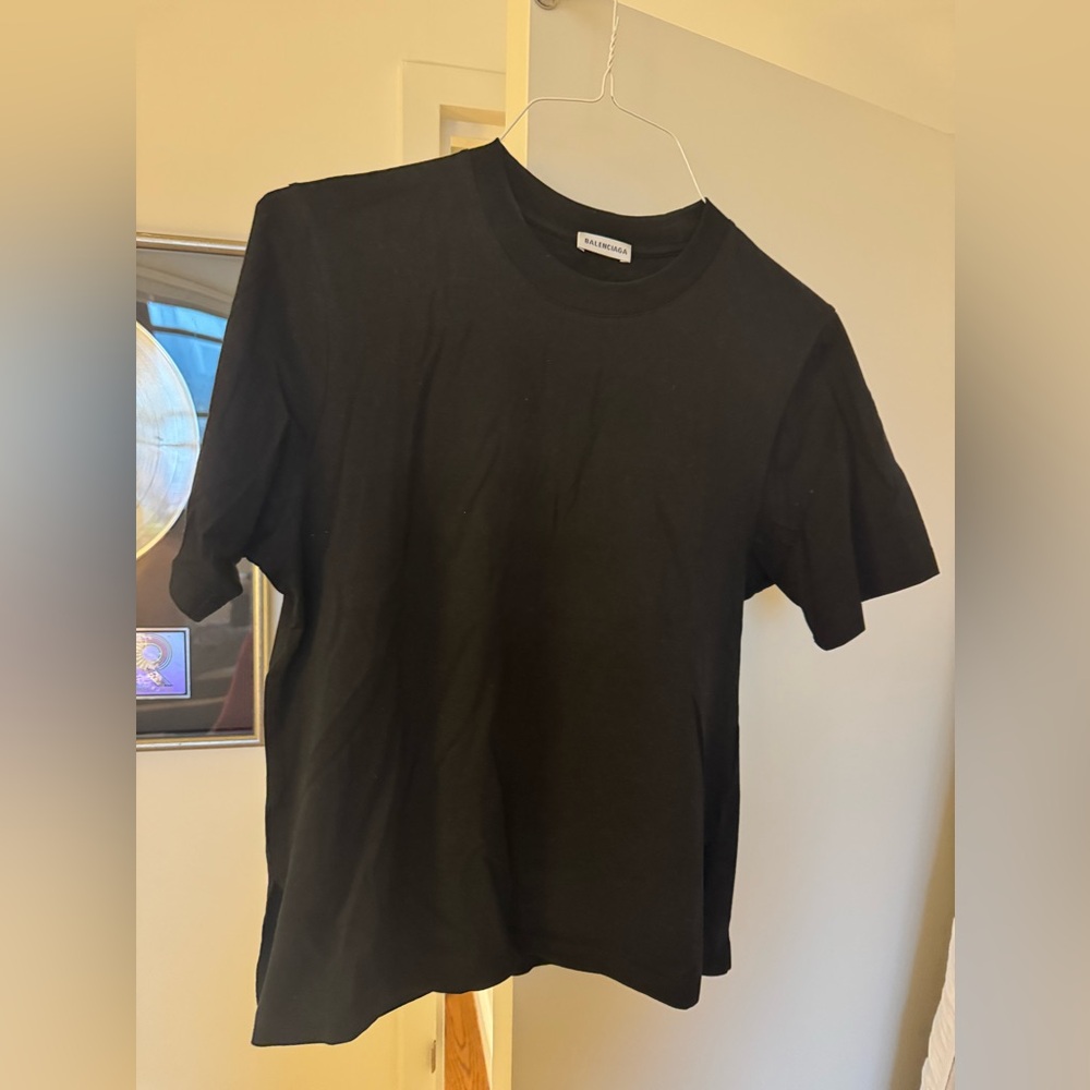 Authentic Black Balenciaga T-Shirt